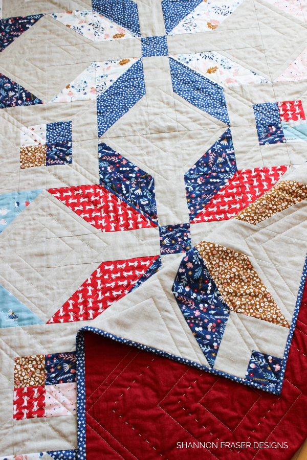 Forest Talk Winter Star Quilt