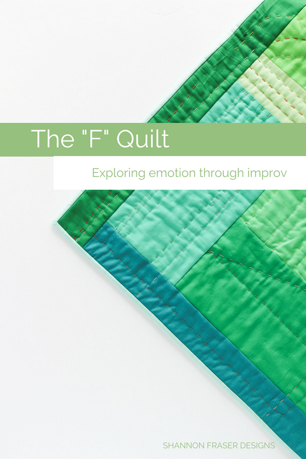 The "F" Quilt is one of the Best of 2018 for Shannon Fraser Designs