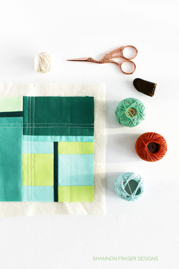 Modern Improv Mini WIP by Shannon Fraser Designs