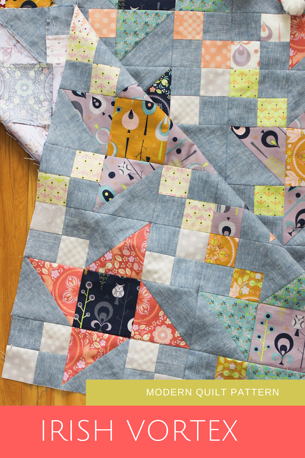 Fall Irish Vortex Quilt by Shannon Fraser Designs