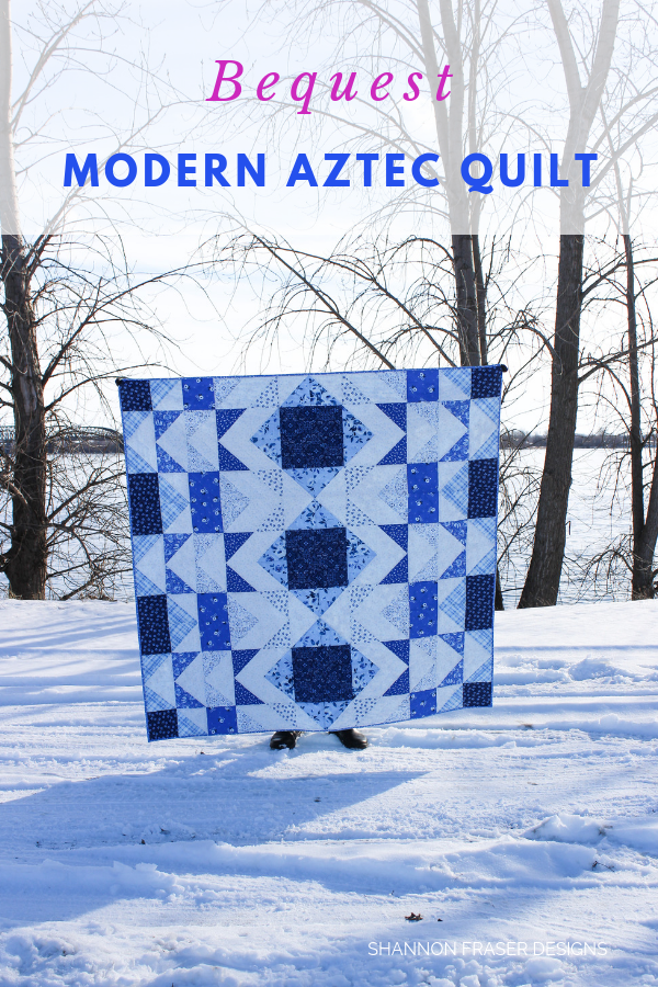 Bequest Modern Aztec Quilt by Shannon Fraser Designs