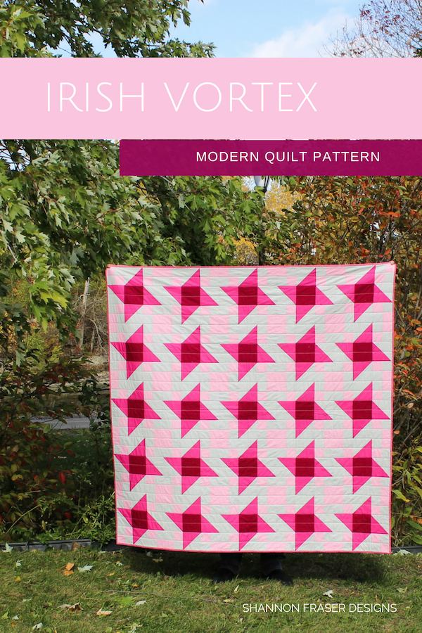 Irish Vortex Quilt in the wild by Shannon Fraser Designs