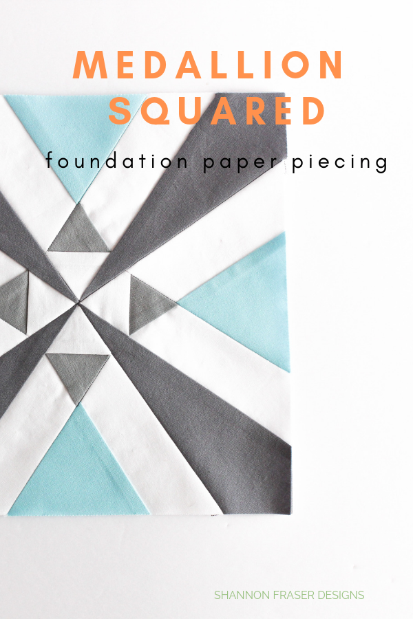 Medallion Squared block by Shannon Fraser Designs