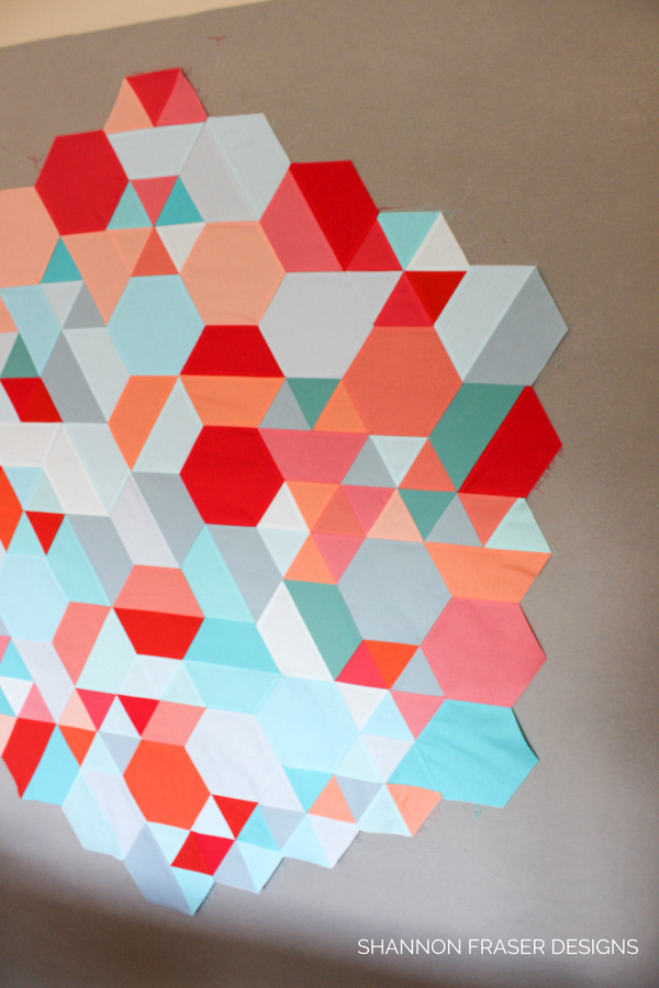 Weight of Love quilt top pattern by Libs Elliott | Shannon Fraser Designs