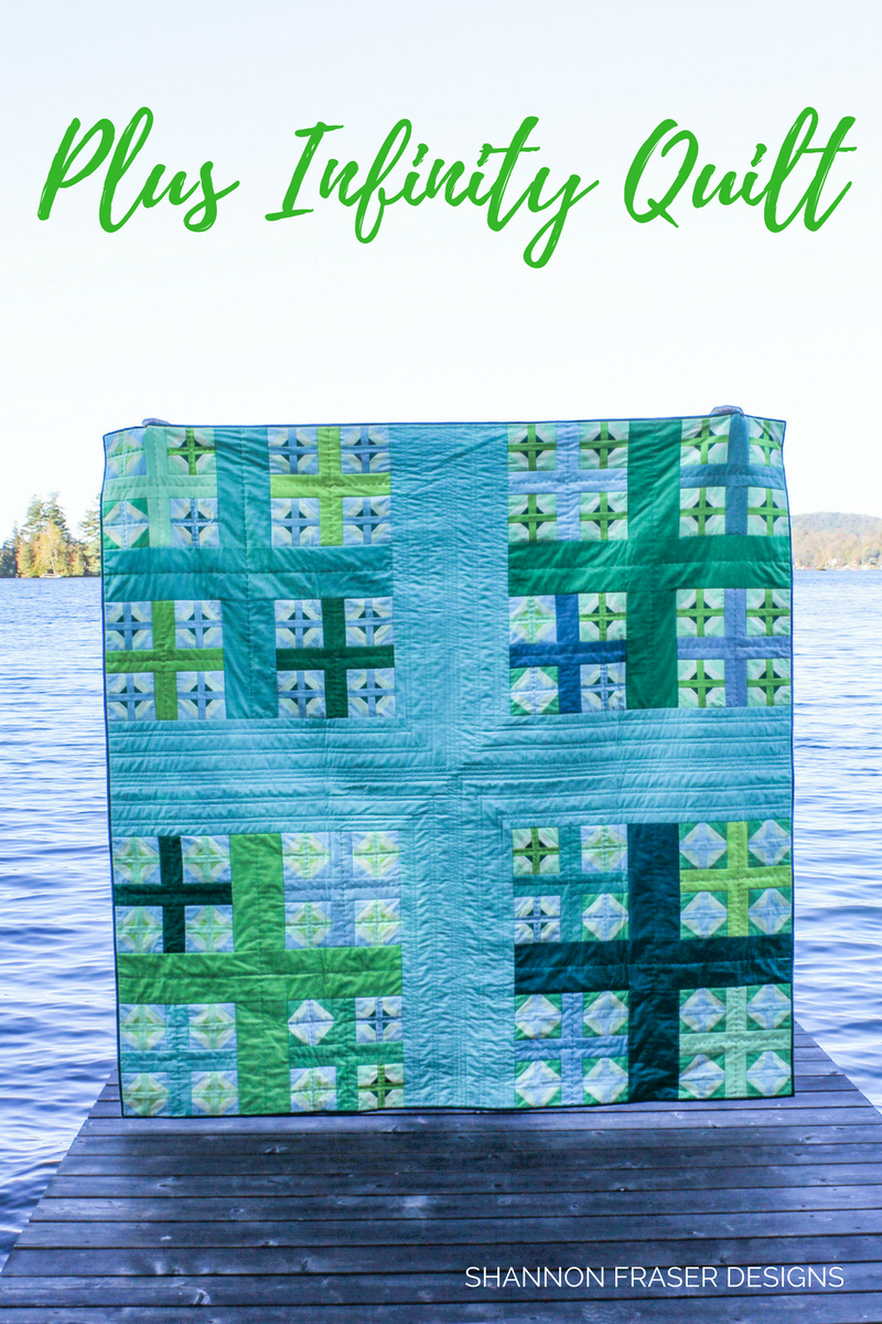 Plus Infinity Quilt Pattern | 2017 Year in Review + 2018 Goal Setting | Shannon Fraser Designs | Modern Quilting