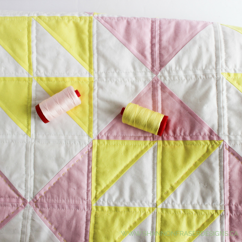 Pink Lemonade Quilt | 2017 Year in Review + 2018 Goal Setting | Shannon Fraser Designs | Modern Quilting
