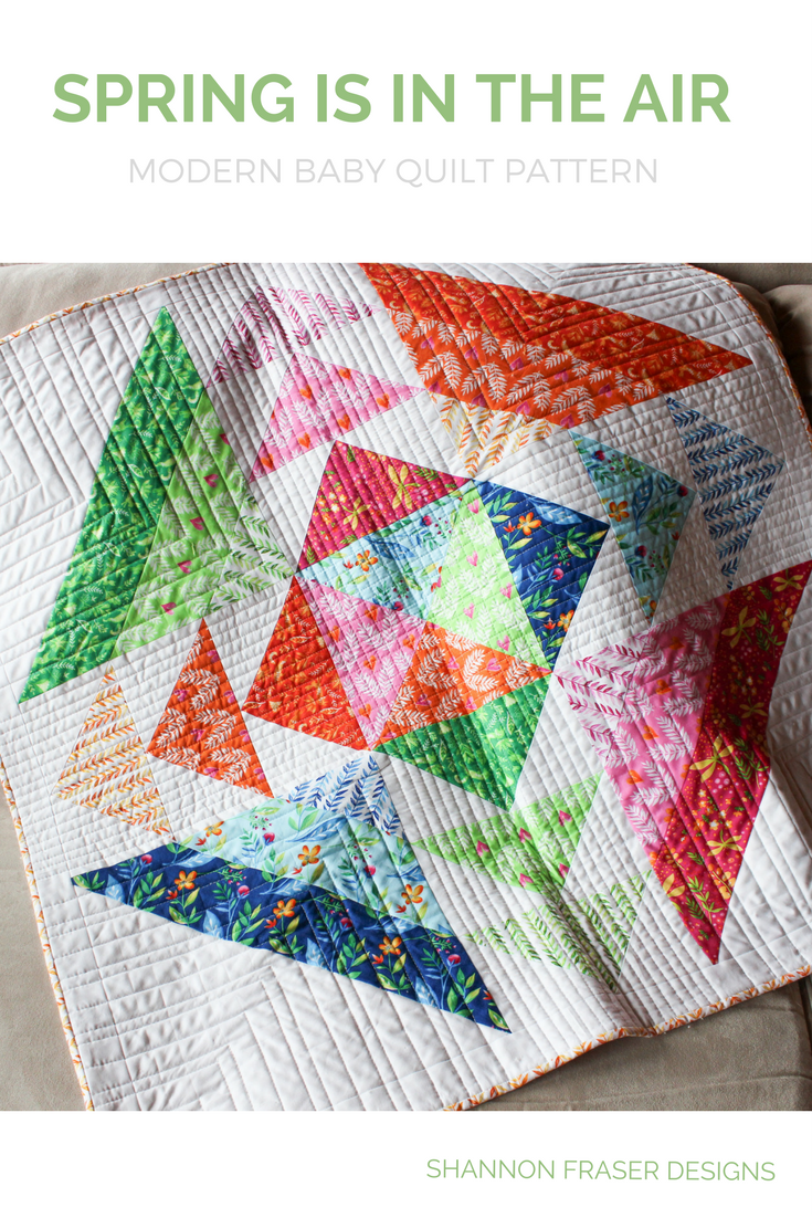 Spring is in the Air Quilt Pattern | 2017 Year in Review + 2018 Goal Setting | Shannon Fraser Designs | Modern Quilting