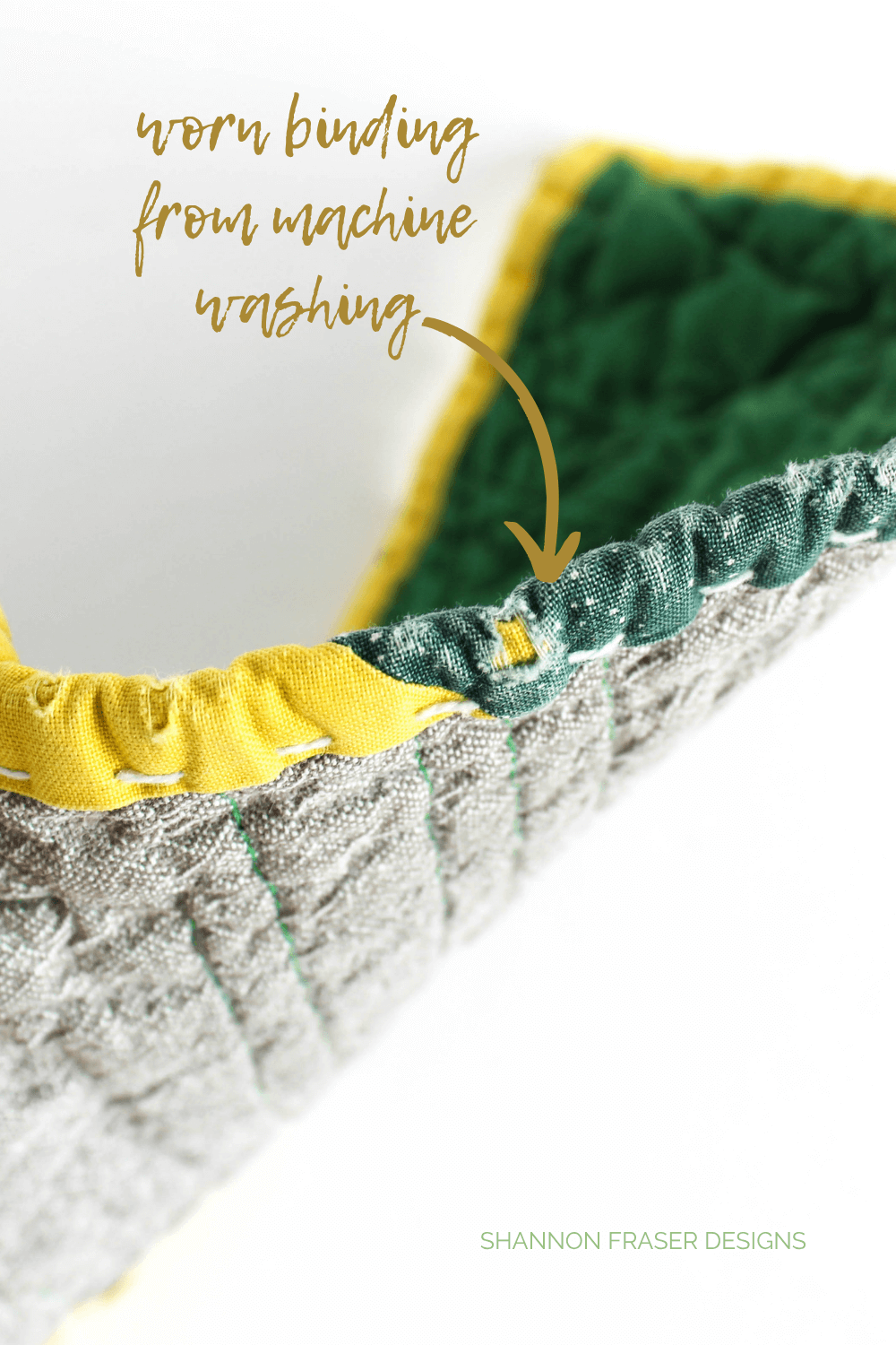See what damage your quilts take after repeated trips through the washing machine!