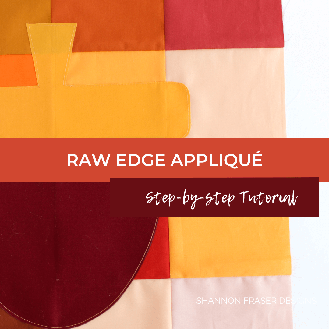 🧵 Learn how to master raw edge appliqué with this easy step-by-step tutorial—perfect for beginners and seasoned quilters!