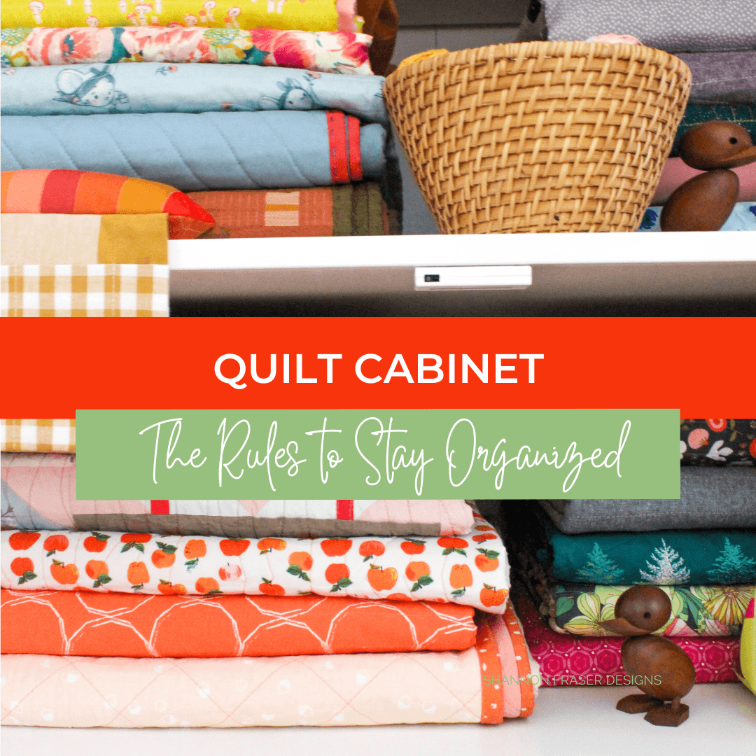 After years of shifting stacks of quilts and struggling with storage, I created a few simple Quilt Cabinet rules that completely transformed my sewing room organization. Learn how to organize quilts, reduce clutter, and create a calm creative space. #quilting #quiltstorage #sewingroomorganization #quiltroom #modernquilter #quiltingtips #creativeorganization #sewingstudio
