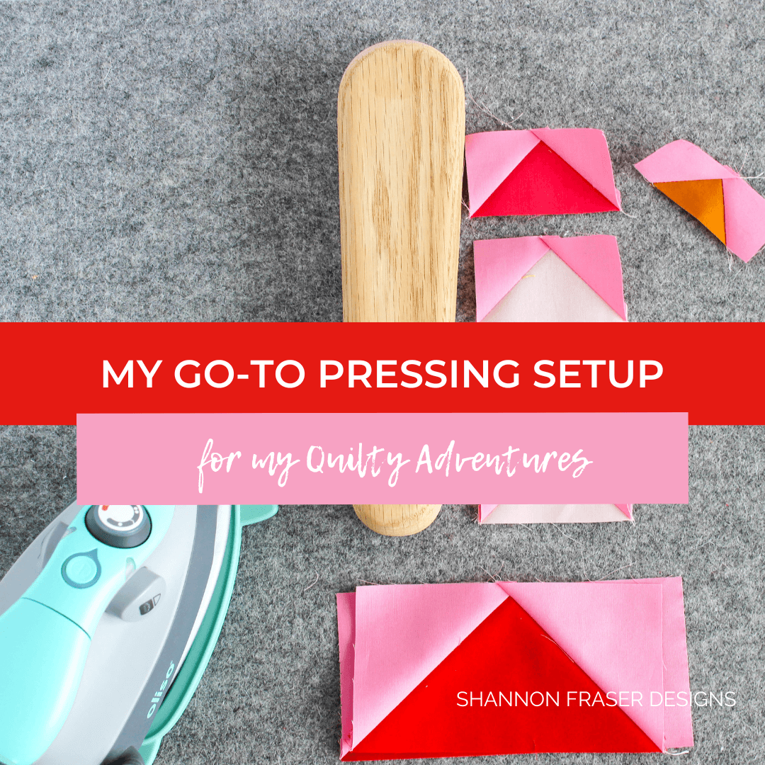 My quilting pressing routine has become much smoother thanks to a few favourite tools. Read how a larger wool pressing mat fits into my everyday sewing setup. #WoolPressingMat #QuiltingTools #QuiltingTips #QuiltTips