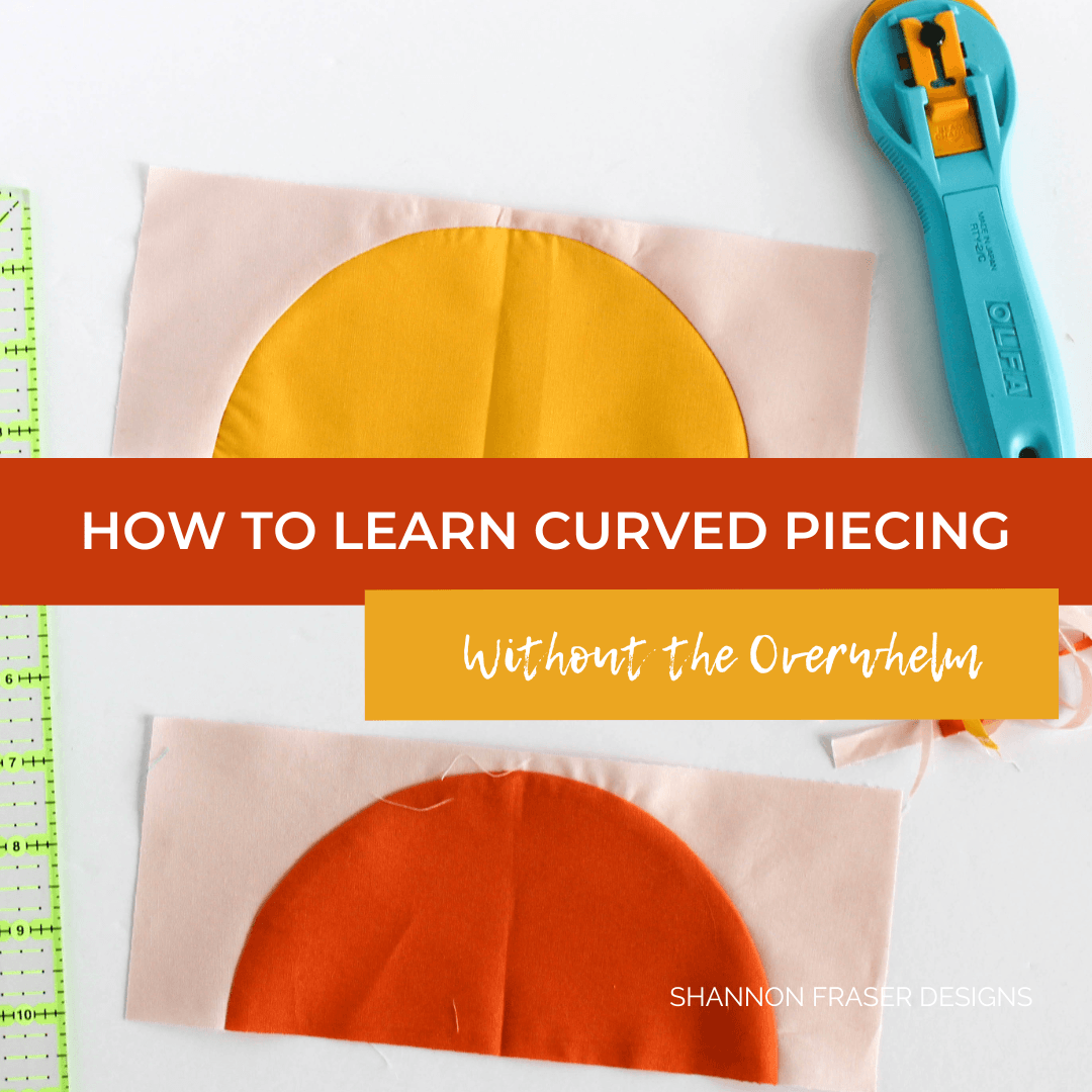 Curved piecing doesn’t have to feel intimidating. Discover approachable tips for sewing quilt curves, choosing beginner-friendly projects, handling puckers and building confidence one curved seam at a time. #CurvedPiecing #QuiltingTips #BeginnerQuilting #ModernQuilting #QuiltTutorial